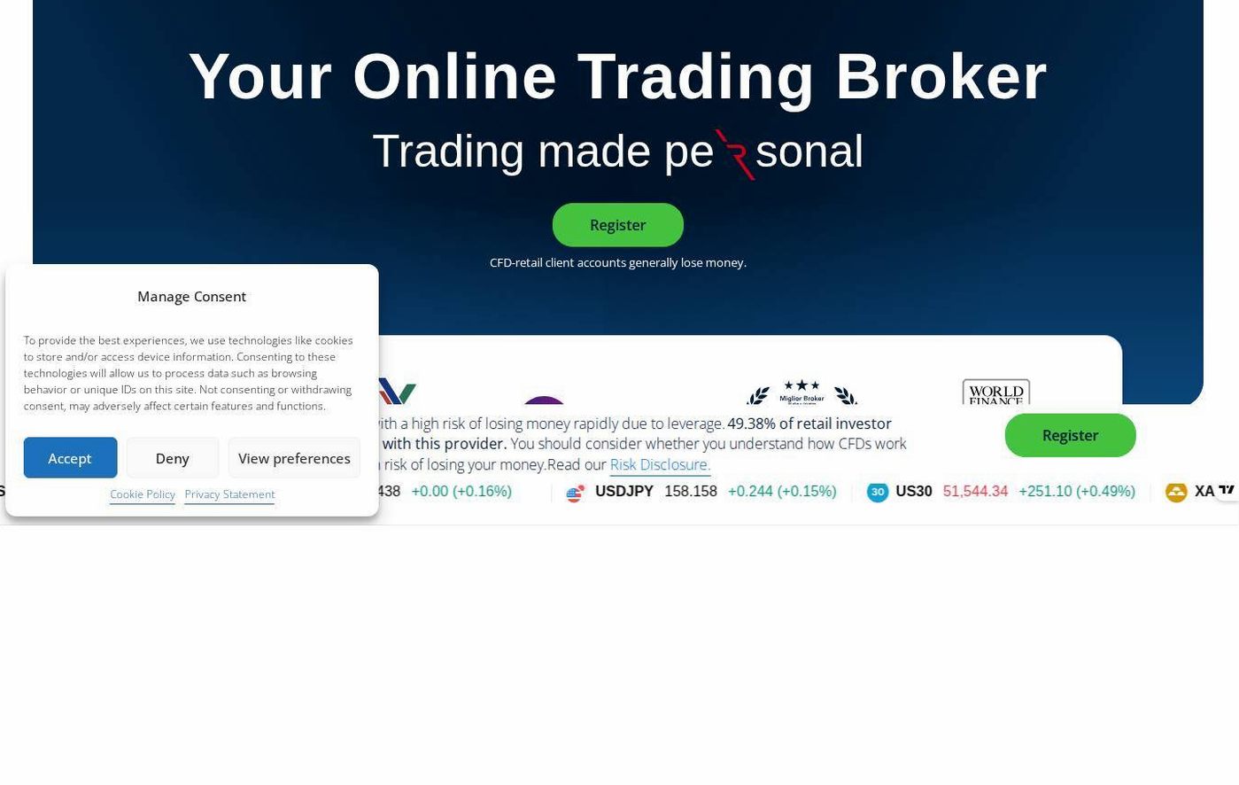 Screenshot of the Errante website