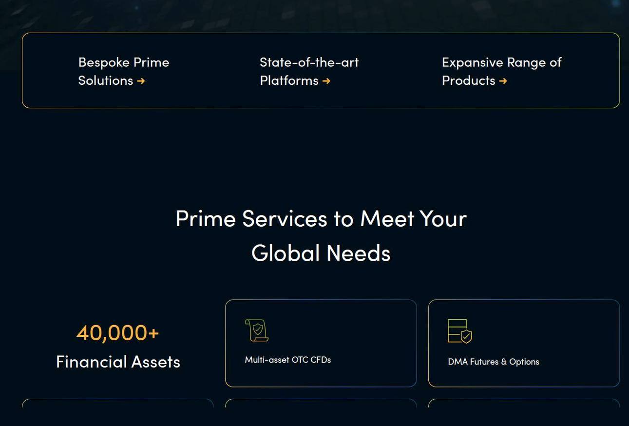 Screenshot of the Scope Markets SA website